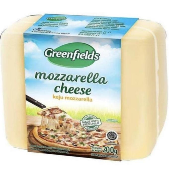 

keju MOZARELLA CHEESE GREENFIELDS 200g KA