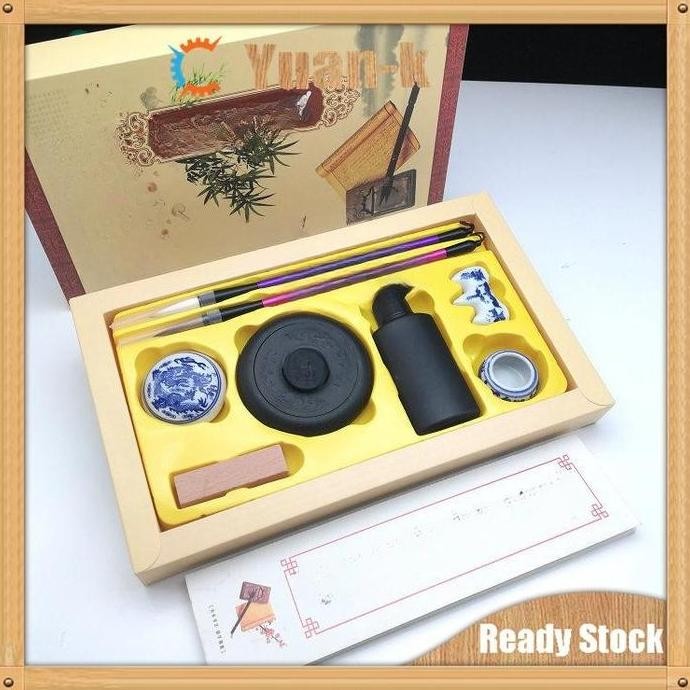 

Calligraphy Set Kaligrafi Set Feather Quill Dip Pen Bulu