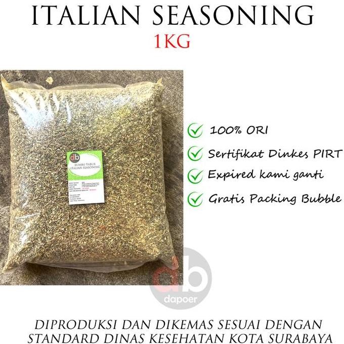

Diskon! Bumbu Italian Seasoning 1Kg - Campuran Rempah Italia Import Premium