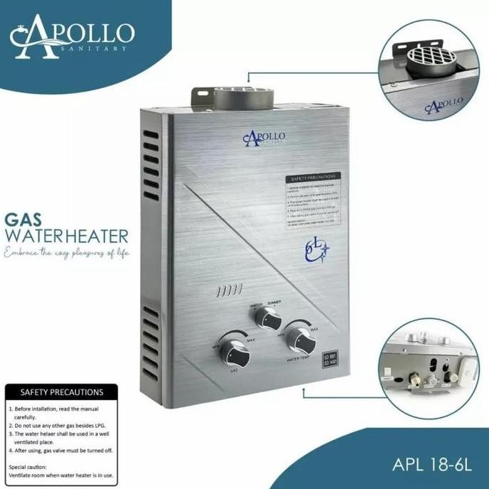 Apollo Apl 18 - 6 L Non Led Water Heater Gas Forsale