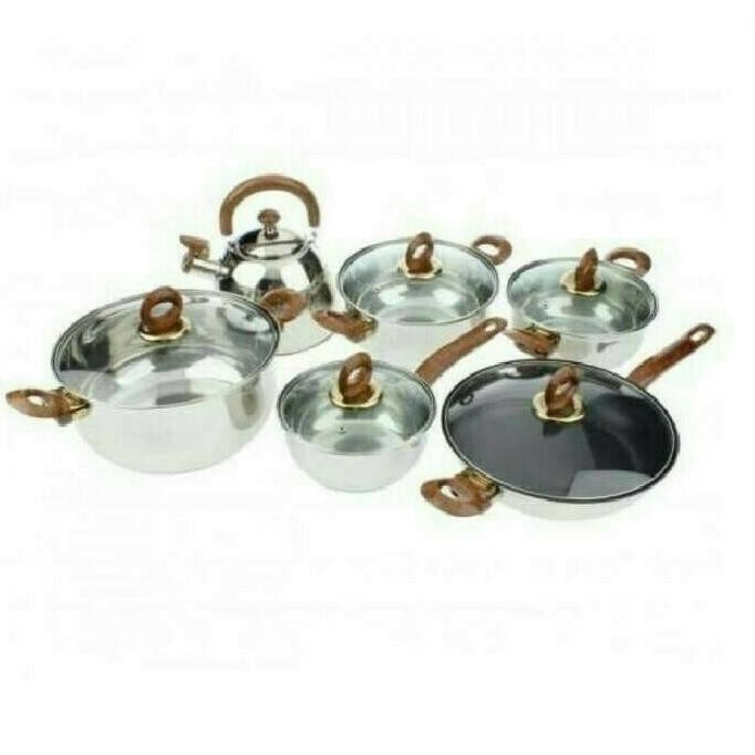 panci set trisonic.6.set/teko. TK