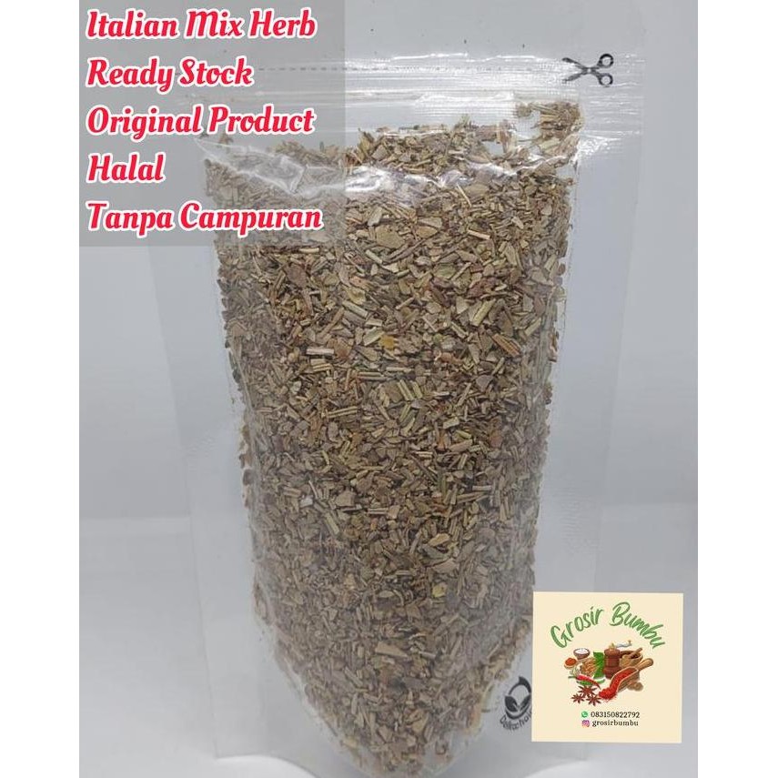 

Diskon! Italian Mix Herbs 250Gram / Campuran Daun Rempah Seasoning Western