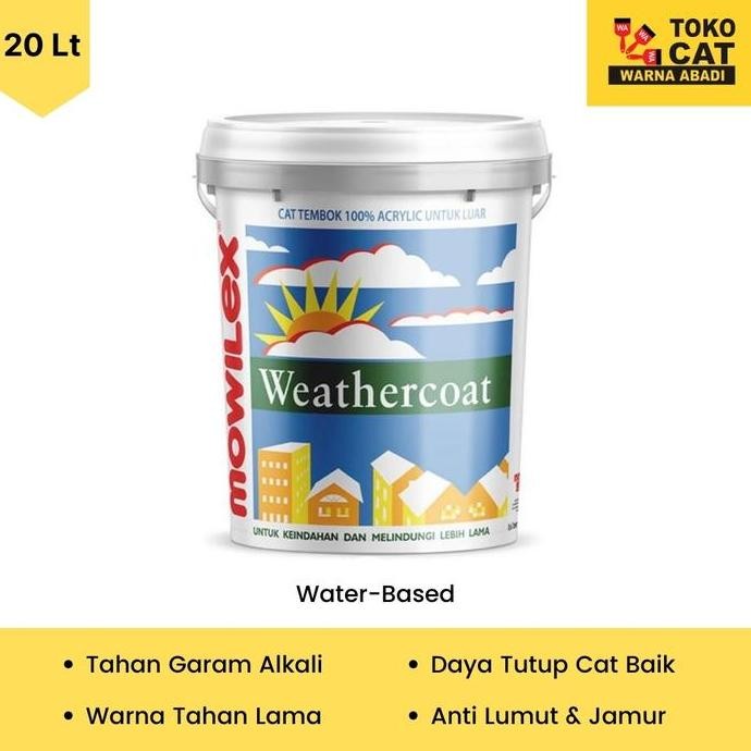 CAT TEMBOK EXTERIOR MOWILEX WEATHERCOAT 25 KG