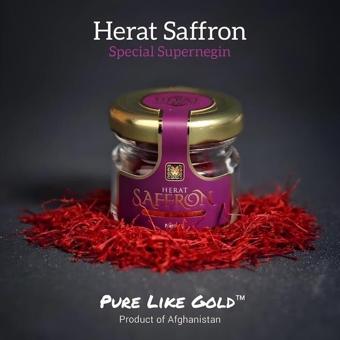 

Diskon! Saffron Super Negin Afghanistan 1G Grade A++ Original