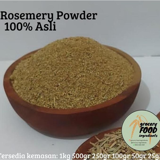 

Diskon! Rosemary Bubuk 500Gr Daun Rosemary Powder Rempah Herbal Wangi