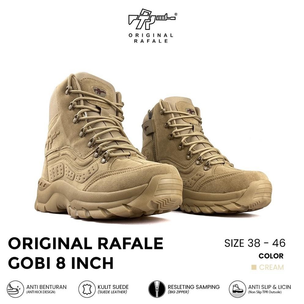 Sepatu Tactical Boots Pria Original Rafale GOBI 8 inci Tactical Boots - Gurun