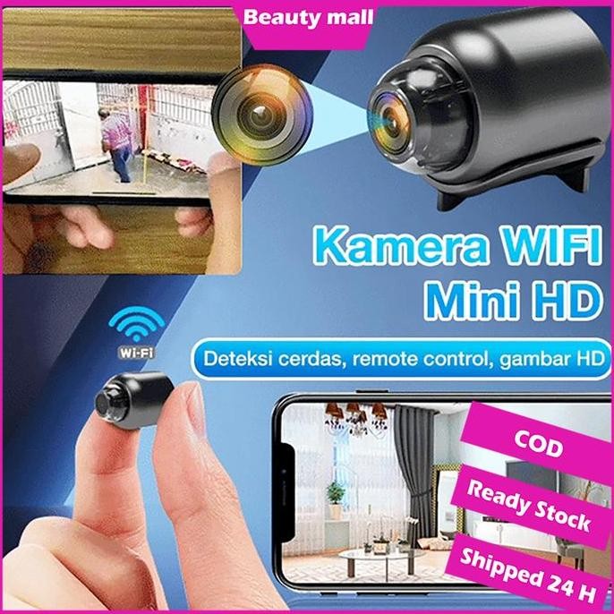 Siap Stok CodKamera Wifi Mini Hd 1080P Camera Cctv Kamera Kecil Camera Mini Bluetooth Kamera Pengint