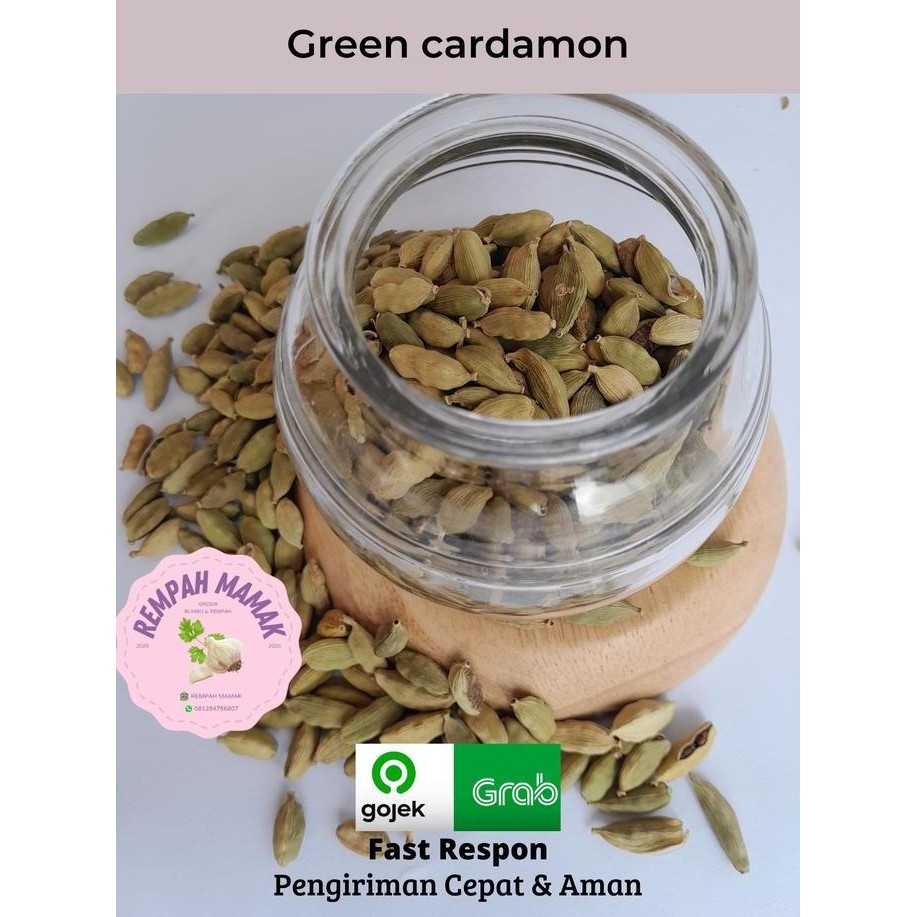 

Diskon! Kapulaga Hijau India 250Gr / Green Cardamom Import Premium