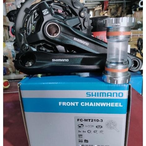 Crank Set Crank Shimano Altus 403022T Mt210 Fc Mt210 Shimano Altus Plus Sesuai Foto