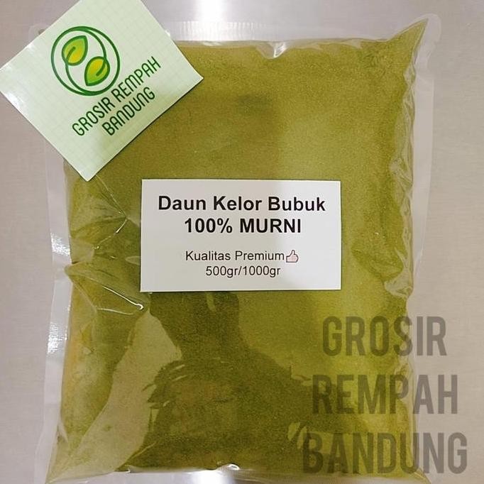 

Diskon! Daun Kelor Bubuk Murni 500Gr | Moringa Powder Herbal Rempah Alami