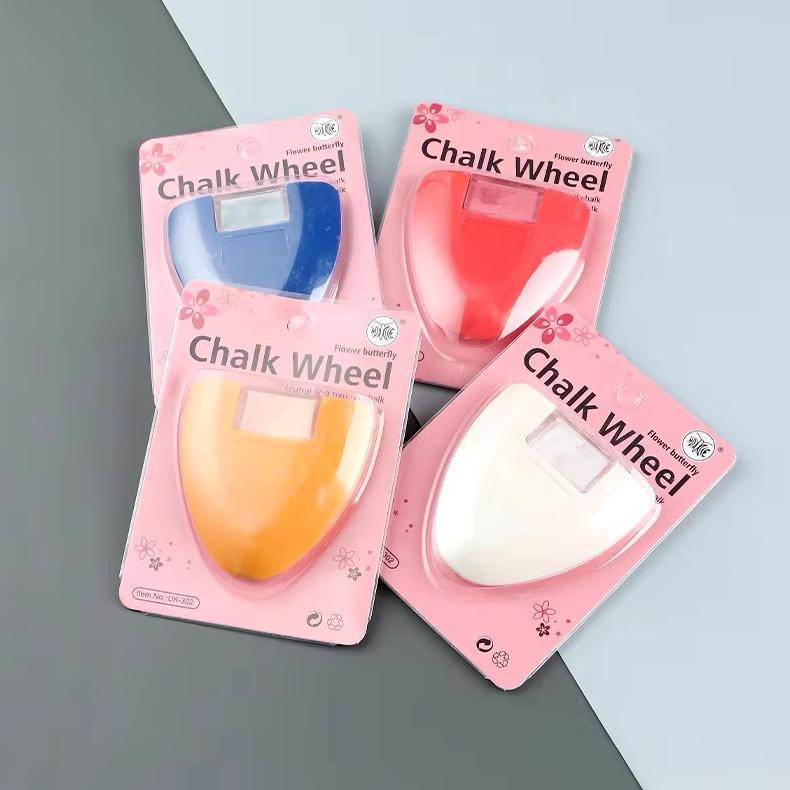 Kapur Penanda Kain Pola beroda Bahan Tailor Chalk Wheel Kapur Jahit aSt