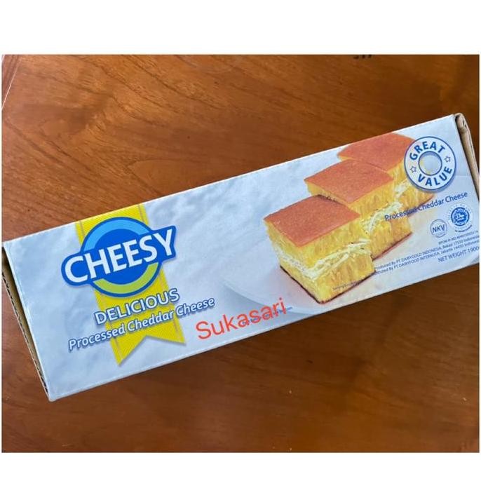 

Cheesy Cheddar Delicious 1,9Kg Keju Parut Cheddar
