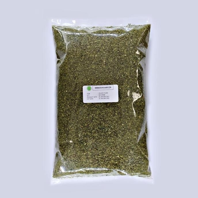 

Diskon! Celery Flake 500Gram Premium Kering Asli 100% Daun Seledri