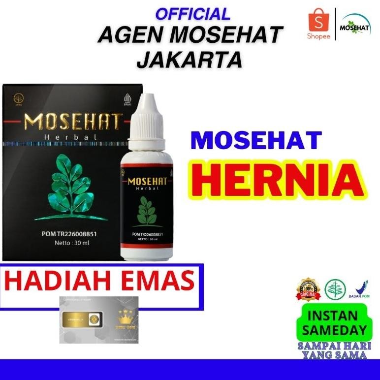 Mosehat Herbal Hernia Original Sembuh Tanpa Operasi aSt