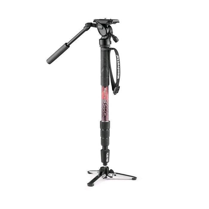 Sf Manfrotto Monopod Mvmelmiia4Live Fluid Video Monopod - Monopod Camera Tripod Kamera
