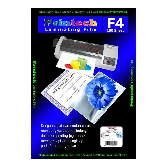 

NEW PRINTECH Laminating Film Pouch / Plastik Laminating F4 - 0600