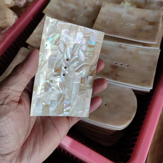 tempat sabun kerang mutiara dan resin elegan 08