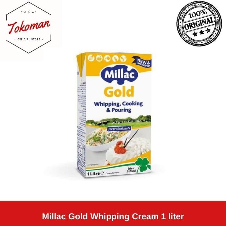 

MillacGoldWhippingCream1liter/CookingCream aSt