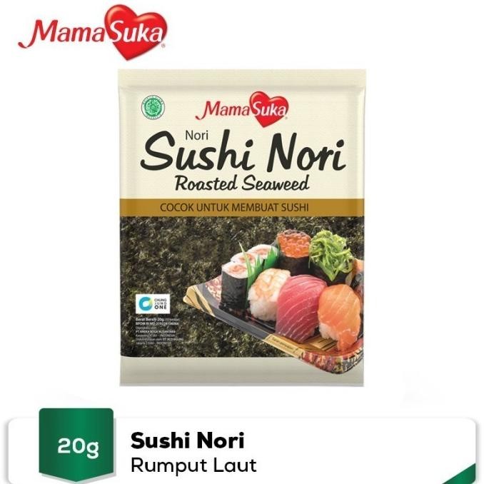 

Mamasuka Sushi Nori 20gr | Nori Lembaran 20 x 20 cm aSt