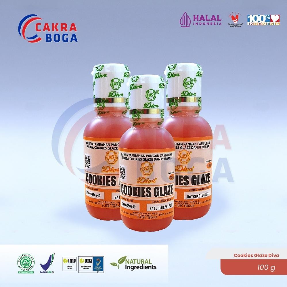 Cookies Glaze Diva 100gr / Diva Cookies Glaze 100gr aSt