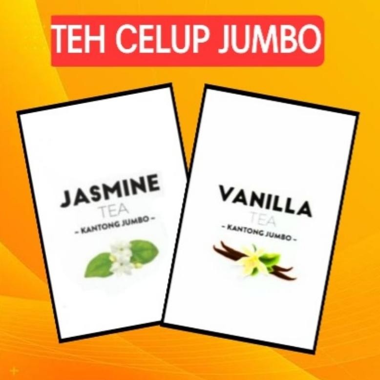 

teh jasmine dan vanilla kemasan jumbo aSt