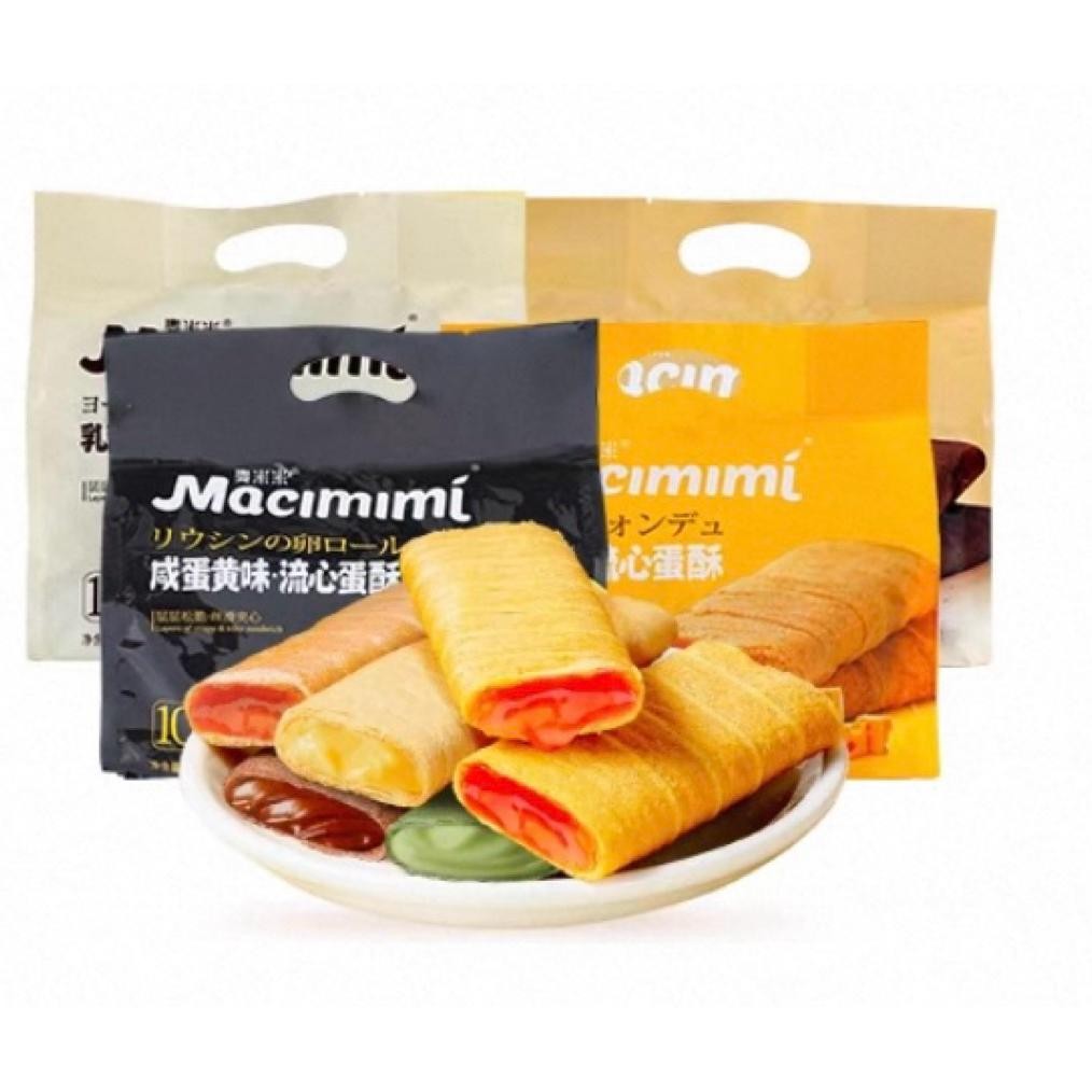

Macimimi Crisp Sandwich 168g isi 10 Salteg egg Cheese Truffle Coklat Yogurt aSt