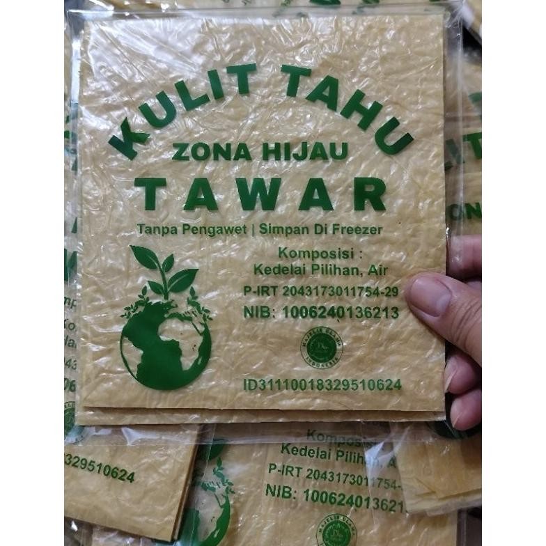 

Kulit Tahu TAWAR/1 pack isi 50 lbr/uk 15x15 CM aSt