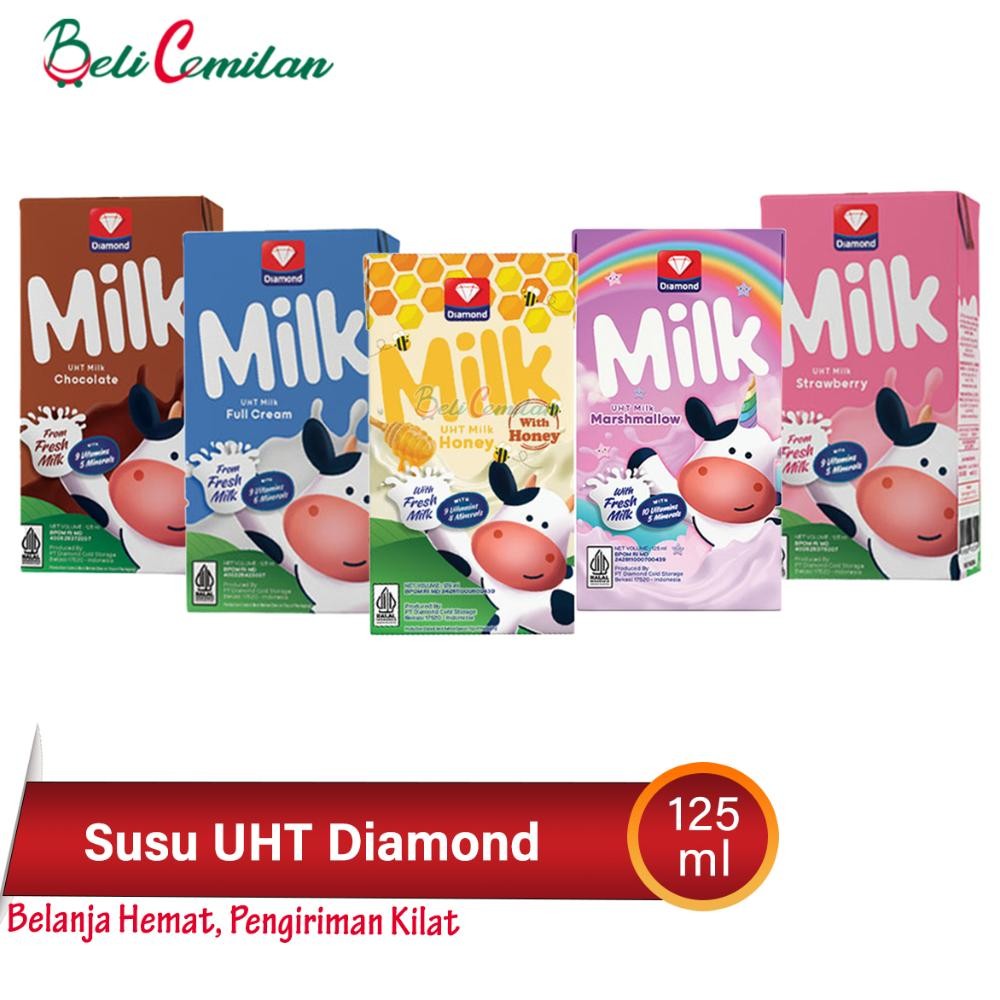 

Susu UHT Diamond Milk 125ml - Paket 1 Karton isi 40 pcs aSt