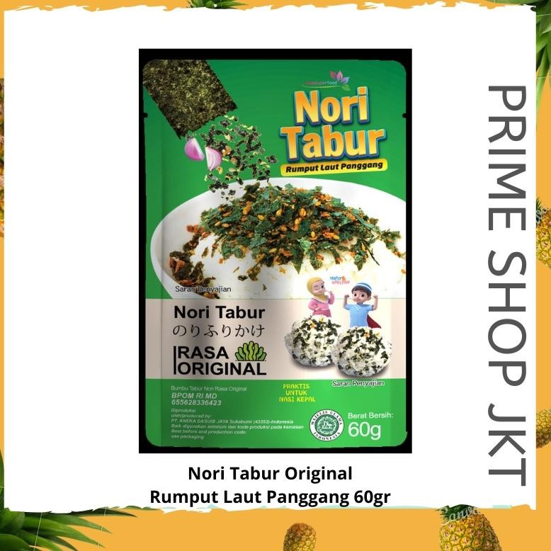 

Nori Tabur Rasa Original Spicy 60gr Halal Rumput Laut Panggang Korea aSt