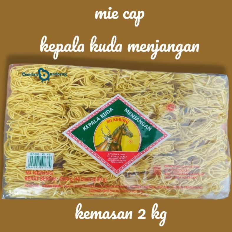

Mie Kepala Kuda Menjangan isi 40 pcs kemasan 2 kg | Mie Jebew | Mie Gac0an aSt