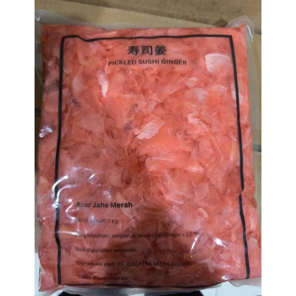 

SUSHI PINK GARI PICKLE GINGER ACAR JAHE MERAH 1.5 KG aSt