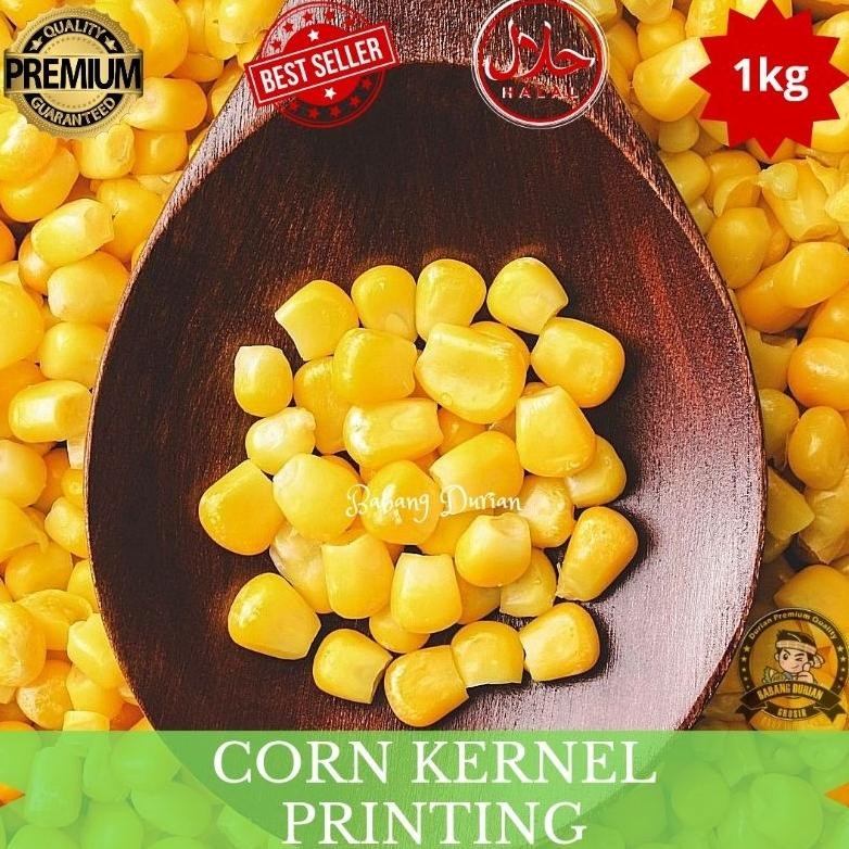 

JAGUNG MANIS PIPIL 1KG KUALITAS GRADE A TERBAIK/SWEET CORN KERNEL PRINTING 1KG/JAGUNG PIPIL FROZEN 1KG/JAGUNG MANIS 1KG/FROZENLAND SWEET CORN KERNEL PRINTING 1KG aSt
