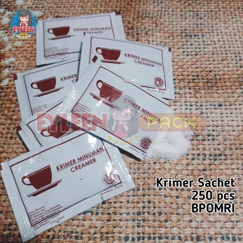 

Creamer Sachet Krimer Saset Non Dairy Isi 250 Pcs aSt