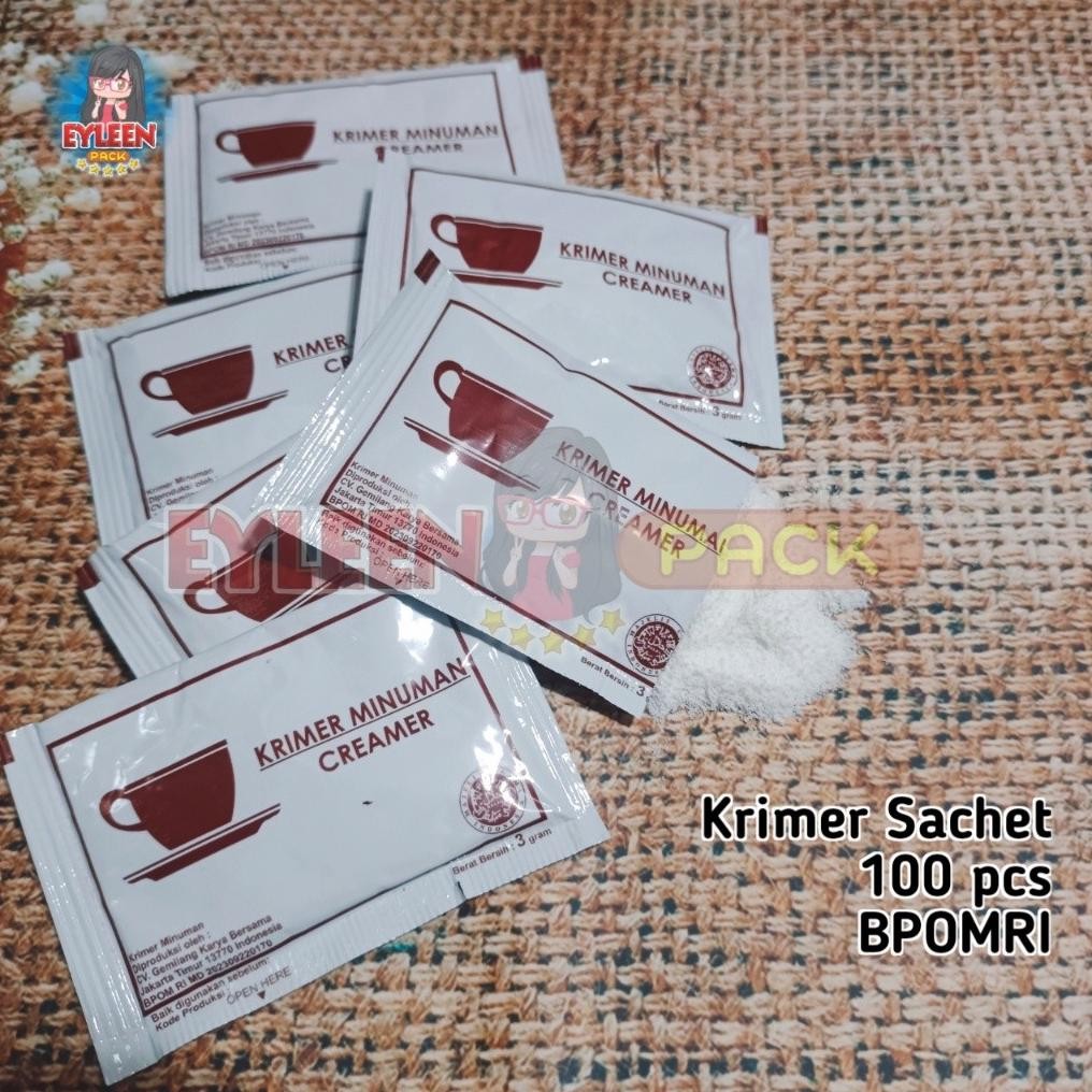 

Creamer Sachet / Krimer Non Dairy Isi 100 Pcs aSt