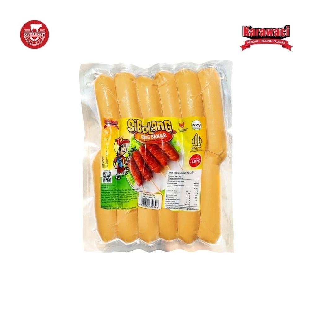 

Si Bolang Sosis Bakar Mini isi 12, Sosis Ayam Halal - Brothermeatshop aSt