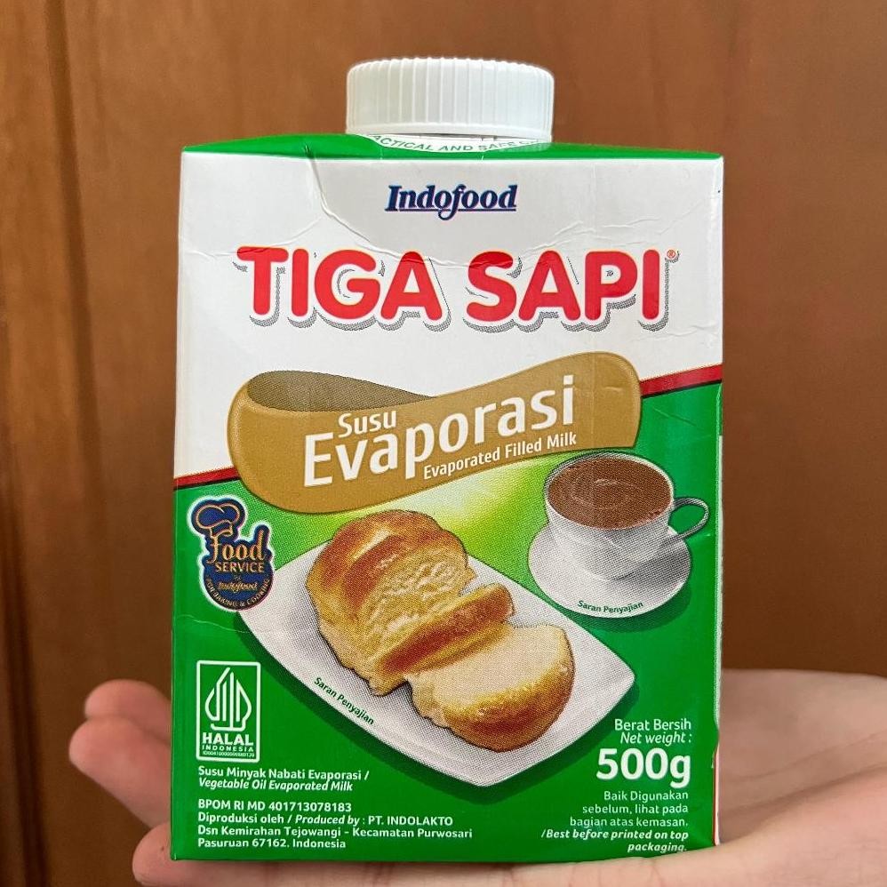 

Susu Evaporasi Tiga Sapi 500gr / Milk Evaporate aSt