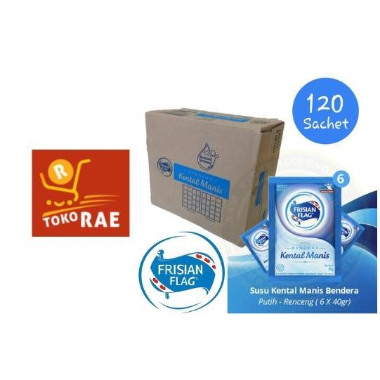

Susu Bendera Kental Manis Sachet putih/coklat dijual per-dus isi 120 aSt