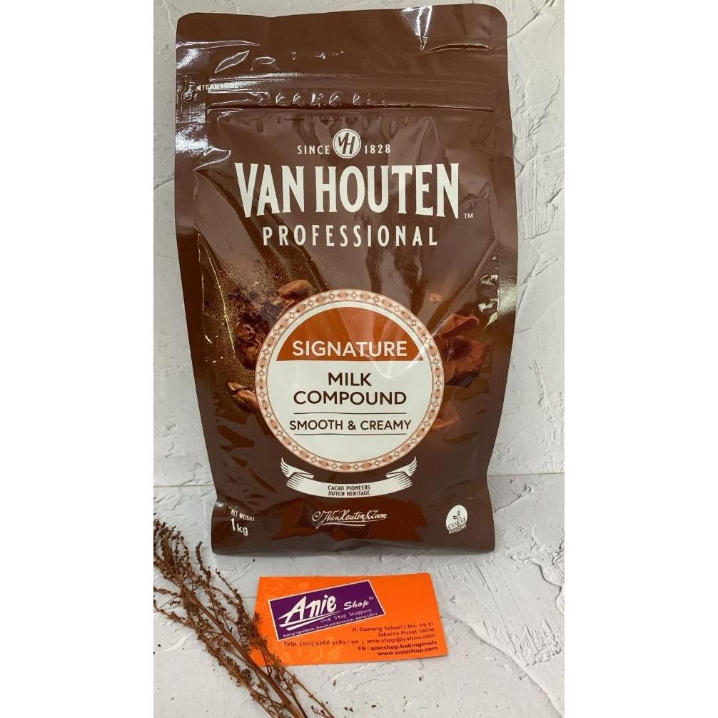 

van houten milk compound coin/coklat coin susu 1kg aSt