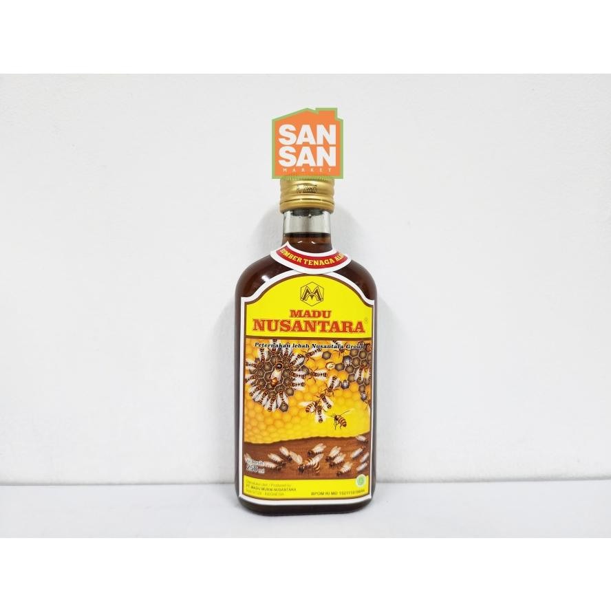

Madu Nusantara Super 250 ml Madu Murni 100% Asli dengan Royal Jelly & Bee Pollen aSt
