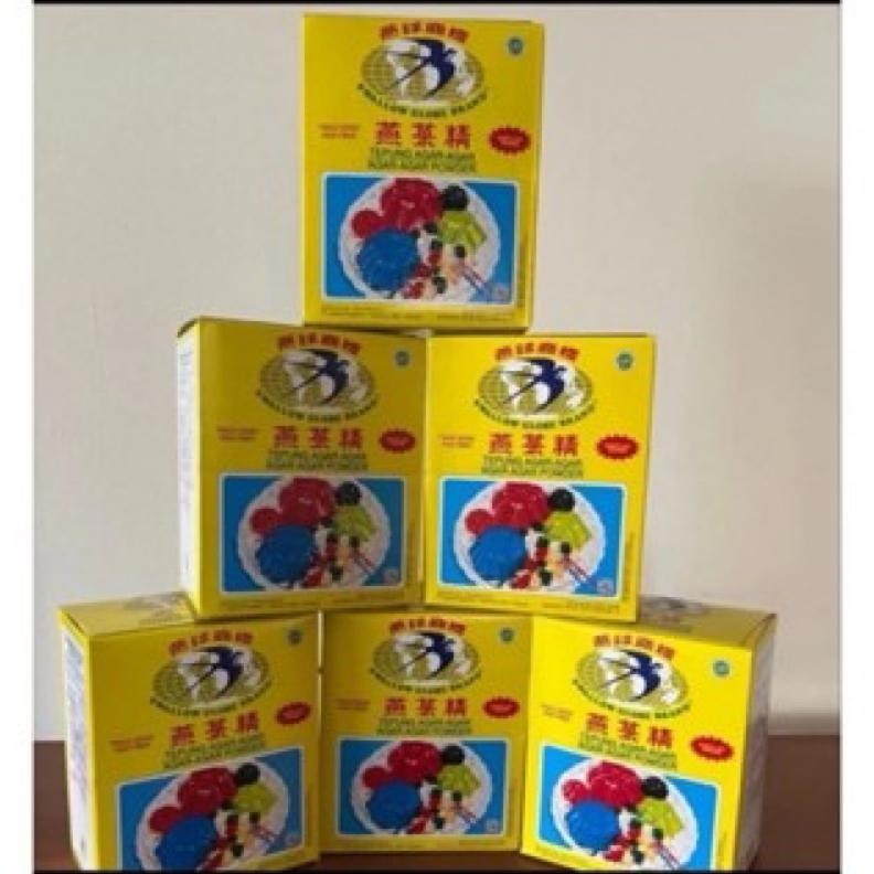 

Agar Agar Swallow Globe 1 box @isi 12 sachet aSt