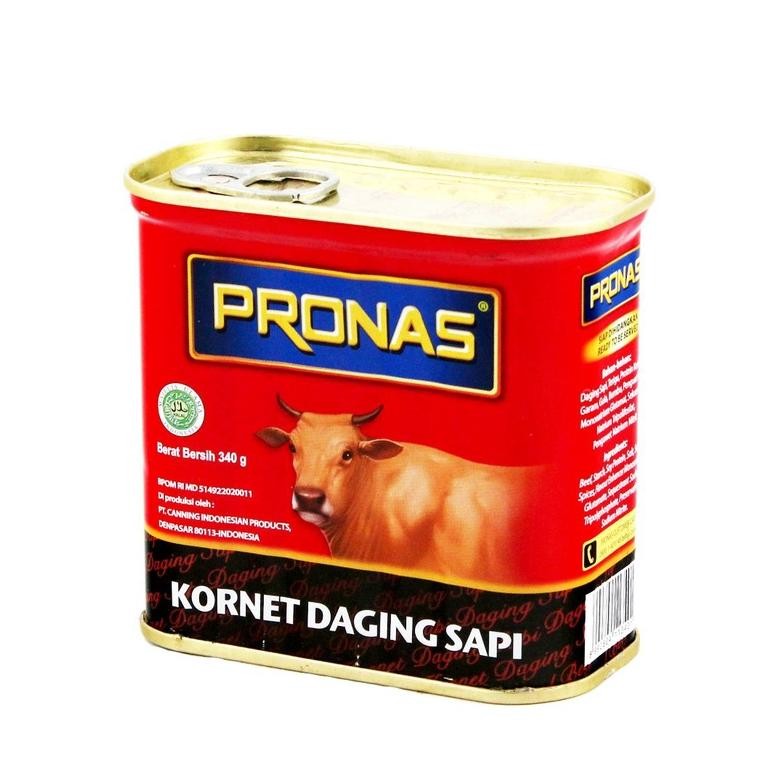 

Pronas Corned Beef 340gr | Kornet Daging Sapi | Daging Sapi Cincang Halus Kalengan aSt