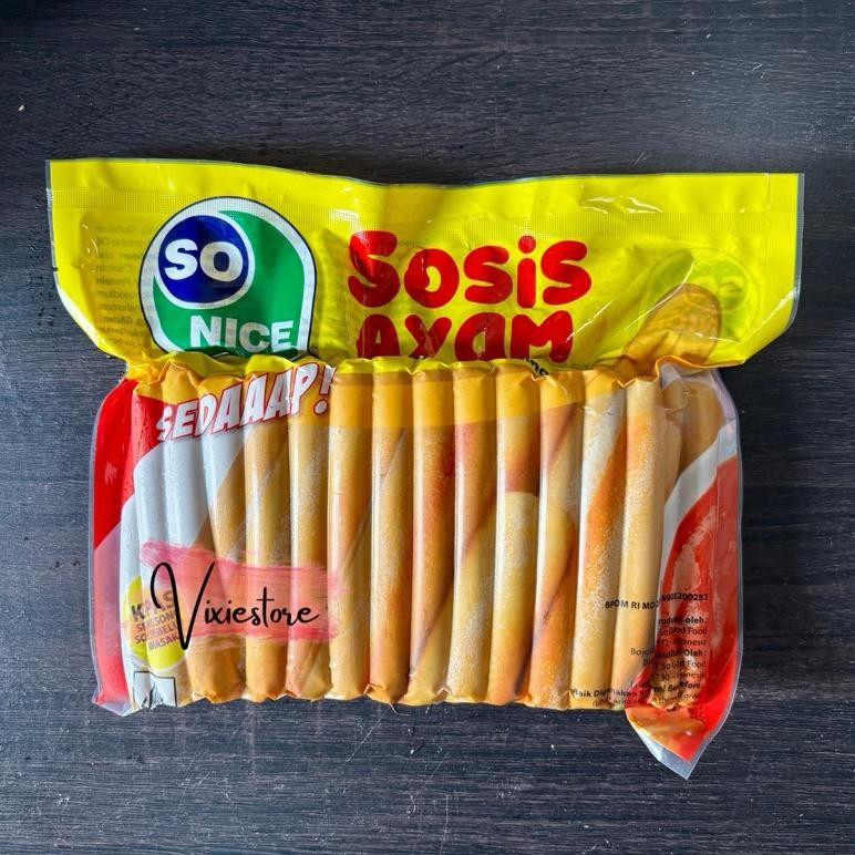 

So Nice Sosis Ayam Isi 40 1kg aSt