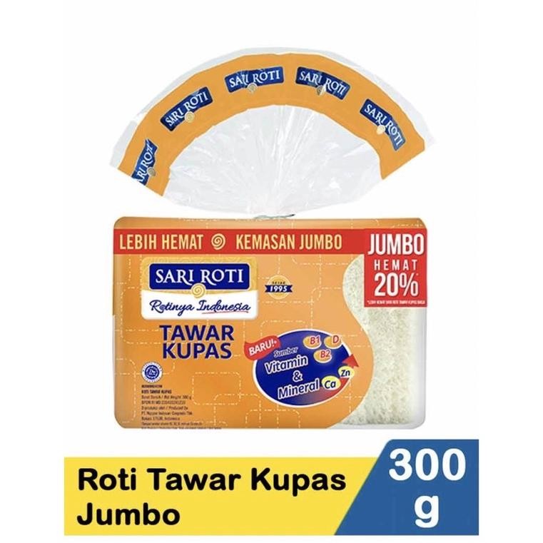 

SayurHD Sari Roti Tawar Kupas Jumbo 300gr aSt