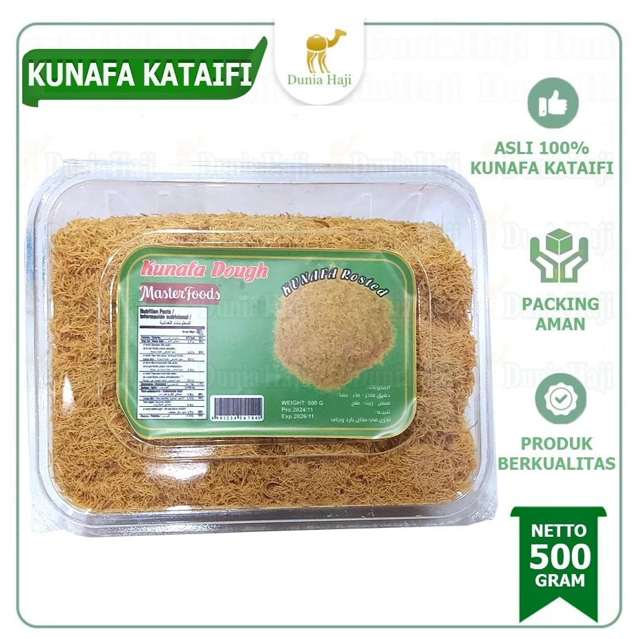 

Kunafa Arab 500gr Dough Kataifi Rambut Kunafe Kadayif Master Foods Pastry Arabic Untuk Dessert Coklat Dubai Viral aSt