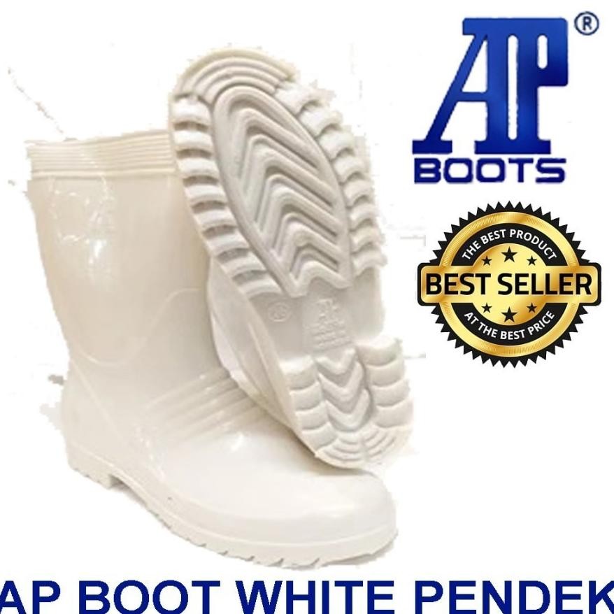 DF266>> Sepatu Boot Pendek AP BOOTS AP 1 Putih Safety