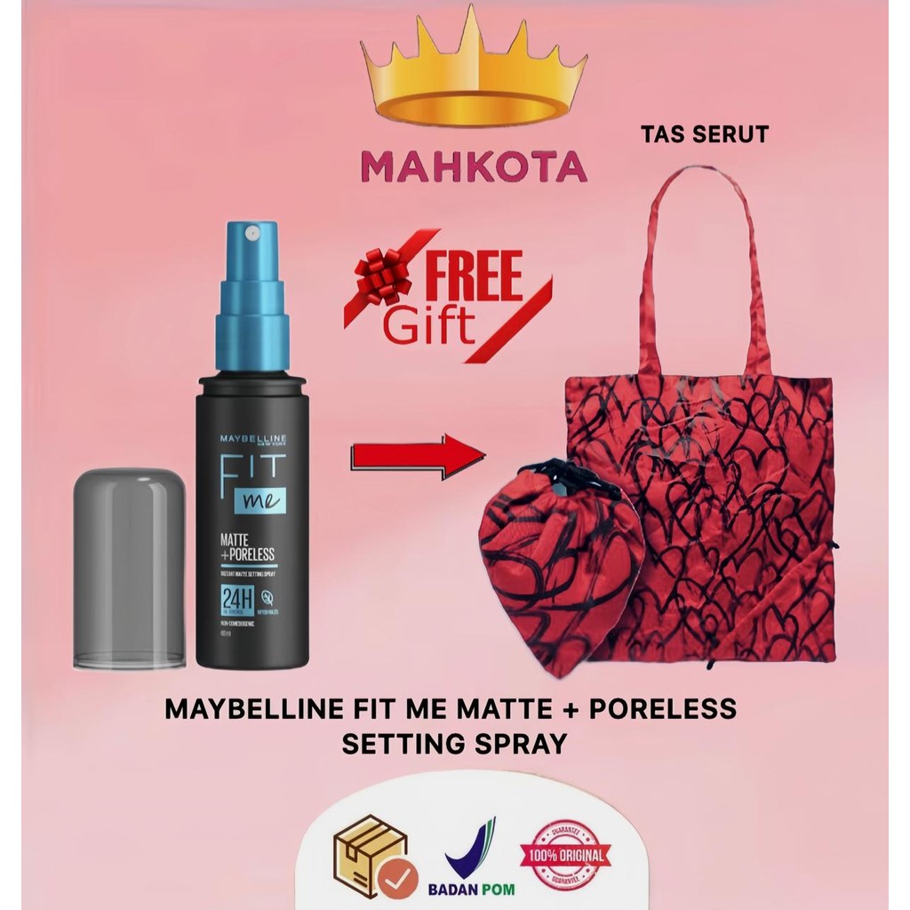 ** Mahkotacosmetik **Maybelline Fit Me Setting Spray