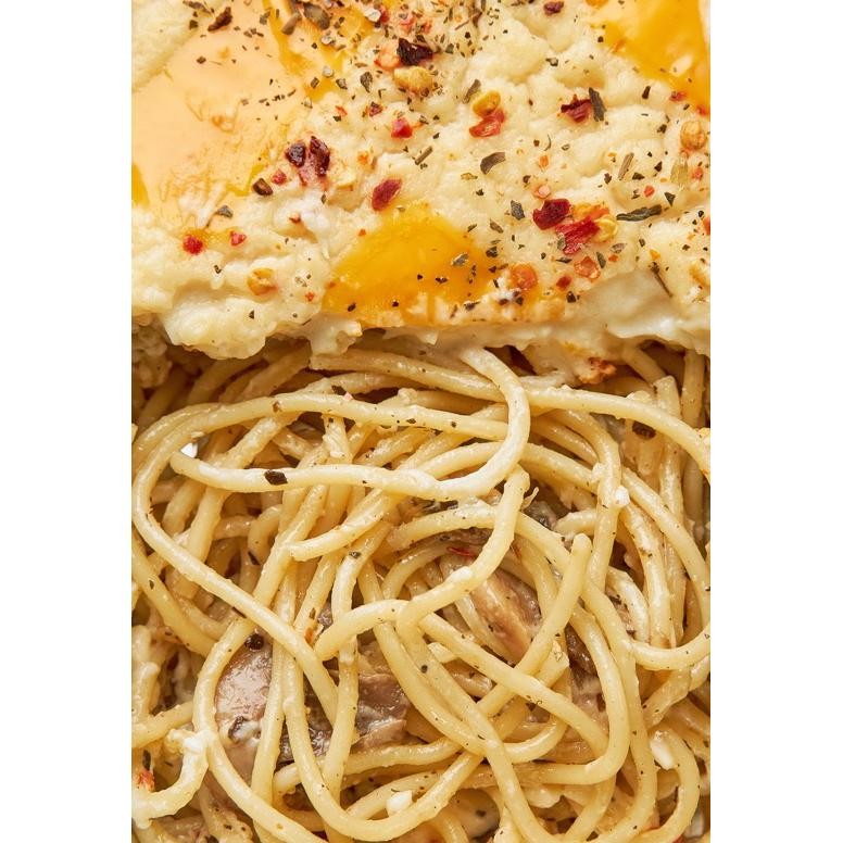 

Your Aglio E Olio Spaghetti Creamy Bechamel aSt