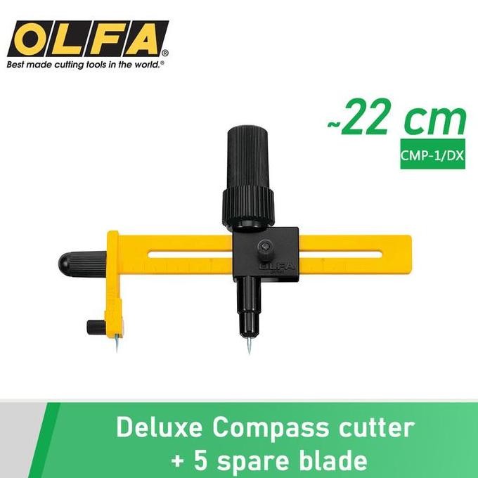 

OLFA Compass Circle Cutter Deluxe Memotong Lingkaran bulat CMP-1/DX