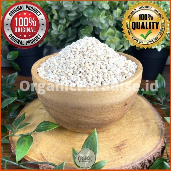 

Natural Pearl Barley / Biji Jali Jali 1 Kg aSt
