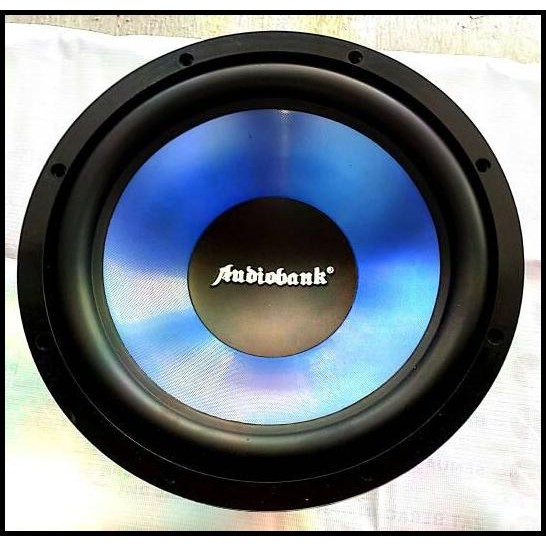 SPEAKER 12 INCH SUBWOOFER AUDIOBANK 600 WATT DOUBLE COIL (ORIGINAL)